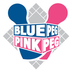 Blue Peg, Pink Peg by Blue Peg, Pink Peg, LLC