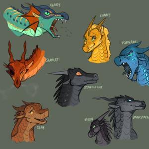 Wings Of Fire Nerds by Chloe the seawing