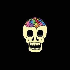 Rainbow Brainskull with Ramin Nazer by Ramin Nazer