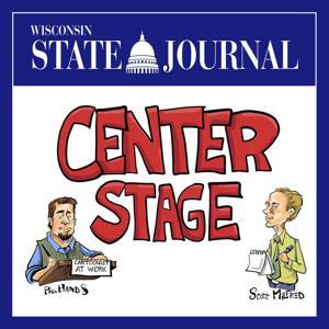 Center Stage, with Milfred and Hands by Wisconsin State Journal