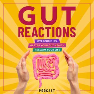 Gut Reactions: Overcome IBS & Irritable Bowel Syndrome Symptoms, Master Your Gut Health, Calm Your Nervous System by Atavia Minoudis, Reg. Nutritional Therapist DipCNM.             Inspired by Dr. Rangan Chattergee, Jay Shetty, Mel Robbins, Andrew Huberman, Mark Hyman, Dr. Joe Dispenza, Wim Hof, Gut Health