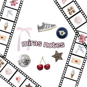mira‘s notes by mira