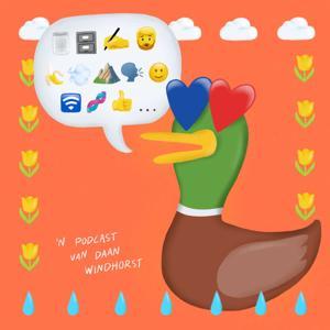 💙❤️🦆 blauw hartje rood hartje eend by Daan Windhorst