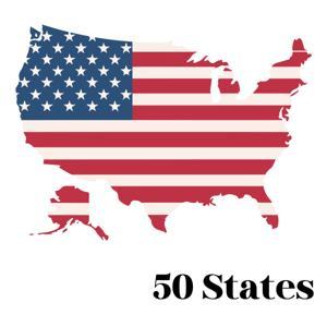 Exploring the 50 States | 50 states list by The Messy Podcast