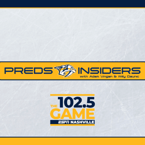 Preds Insiders by 102.5 The Game