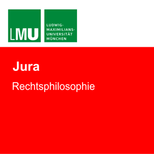 LMU Rechtsphilosophie by Prof. Dr. jur. Dr. jur. h.c. mult. Bernd Schünemann