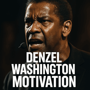 Denzel Washington Motivational Speech by Denzel Washington Motivational Speech