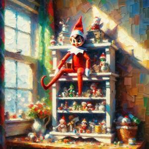 Elf on a Shelf - tales behind the shelf by Inception Point Ai